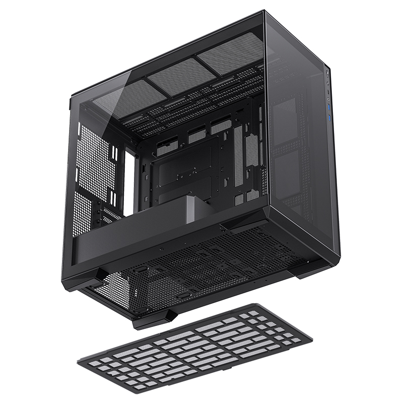 JONSBO D301 M-ATX WINDOWS SIDE CASE W/TYPE-C BLACK thumbnail 7