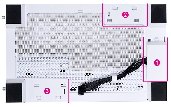 LIAN LI O11D EVO ADDITIONAL I/O KIT V2 WHITE thumbnail 2