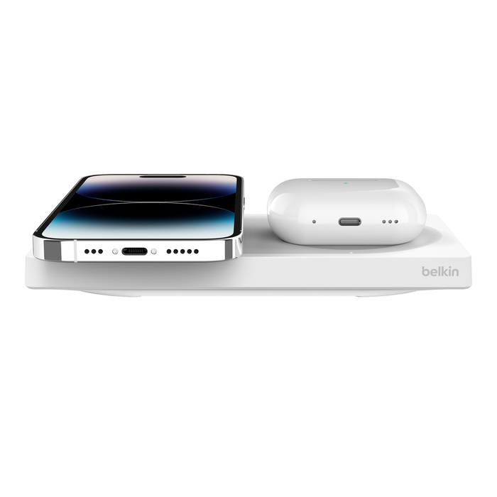BELKIN WIRELESS CHARGING PAD W/MAGSAFE (15W) WHITE thumbnail 3