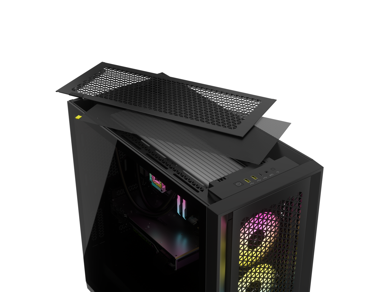CORSAIR ICUE 5000D RGB AIRFLOW MID-TOWER CASE BLACK thumbnail 14