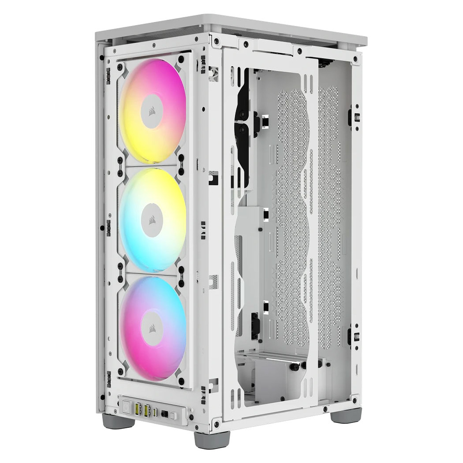 CORSAIR ICUE 2000D RGB AIRFLOW ITX TOWER WHITE thumbnail 12