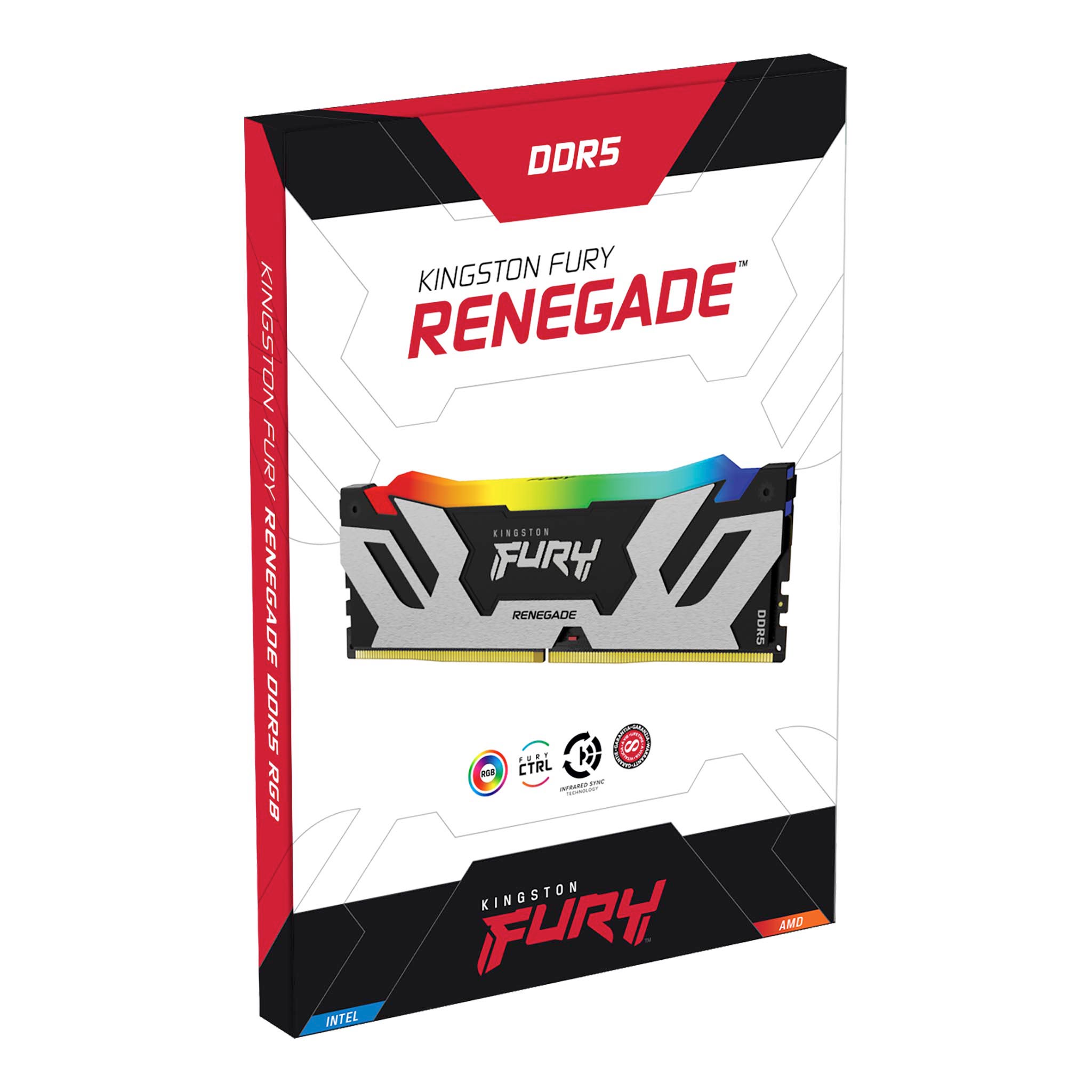 KINGSTON FURY RENEGADE RGB 96GB KIT (48GB*2) DDR5 6000MHz thumbnail 3