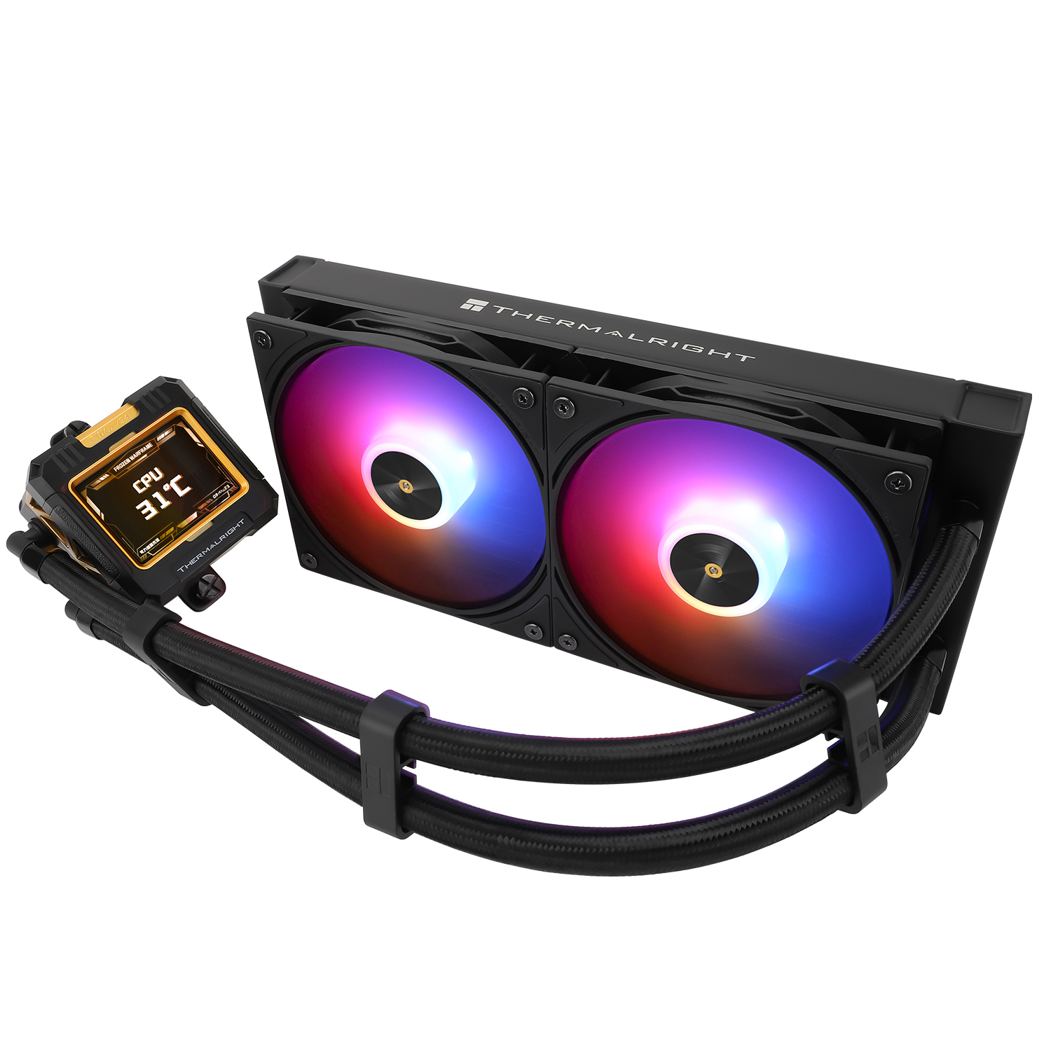 THERMALRIGHT FROZEN WARFRAME 240 ARGB W/2.4 IPS SCREEN BLACK thumbnail 3