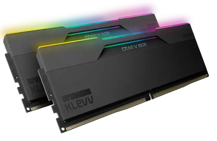 KLEVV CRAS V RGB 64G(32G*2) DDR5 6400MHZ 1.35V thumbnail 5