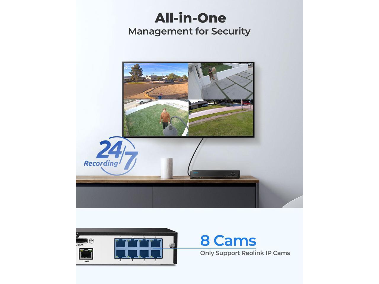 Reolink RLN8-410 8-Channel PoE NVR for 24/7 Rec thumbnail 8
