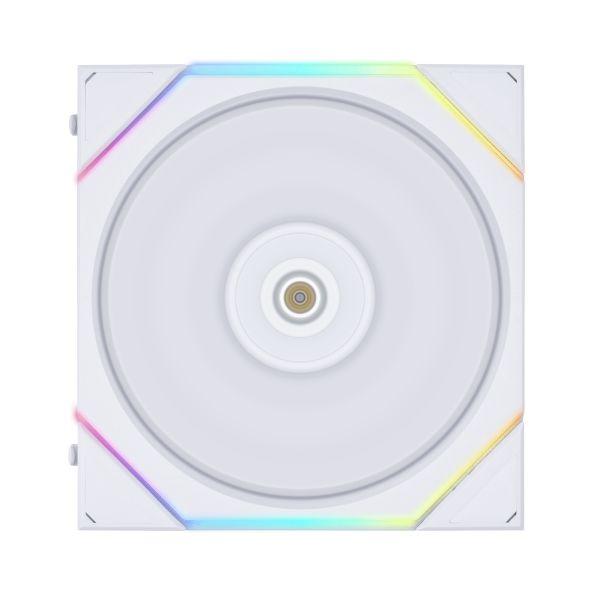 LIAN LI 120MM UNI FAN 12RTL REVERSE BLADE WHITE(1PACK) thumbnail 2