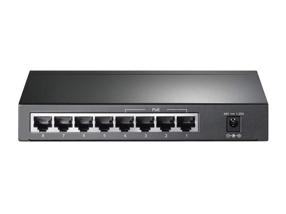 TP-LINK TL-SG1008P POE SWITCH 8-PORT GIGA W/4*POE thumbnail 4