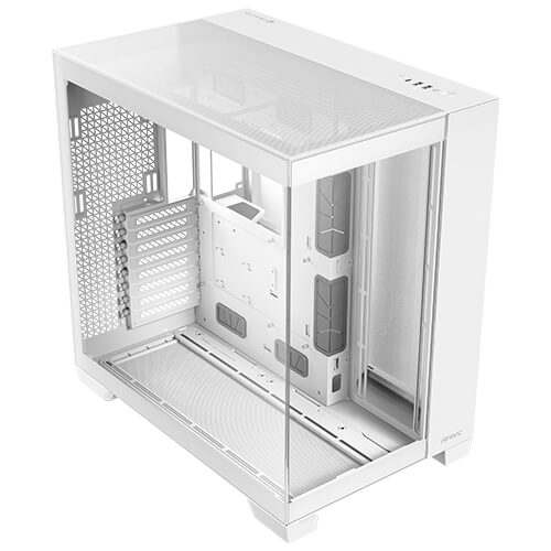 ANTEC C8 FRONT & SIDE GLASS PANEL CASE WHITE thumbnail 3