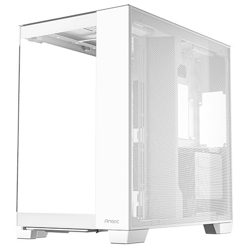 ANTEC C8 FRONT & SIDE GLASS PANEL CASE WHITE thumbnail 5