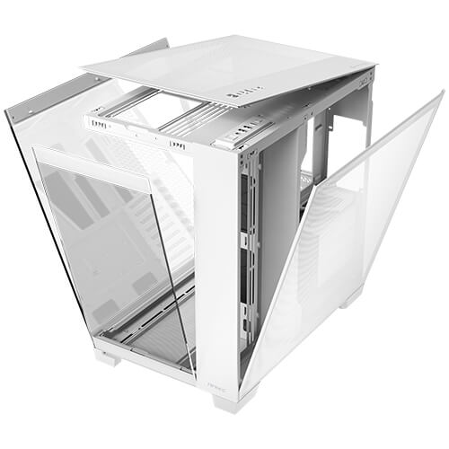 ANTEC C8 FRONT & SIDE GLASS PANEL CASE WHITE thumbnail 9