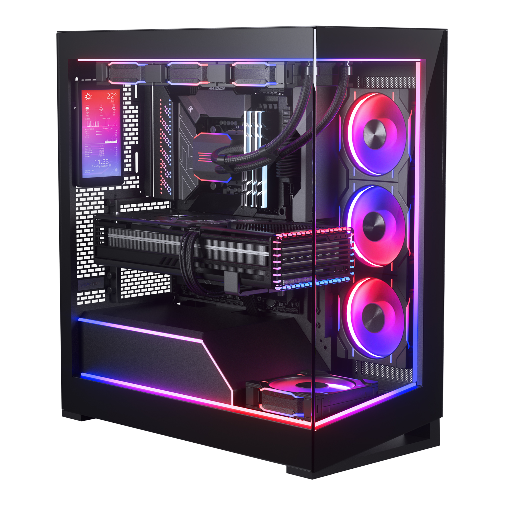 PHANTEKS 5.5" HI-RES DISPLAY BLACK thumbnail 7