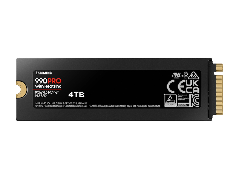 990 PRO 4TB NVME M.2 SSD W/HEATSINK thumbnail 4