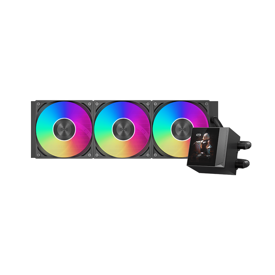 PC COOLER DC360 PRO ARGB DISPLAY BLACK thumbnail 3