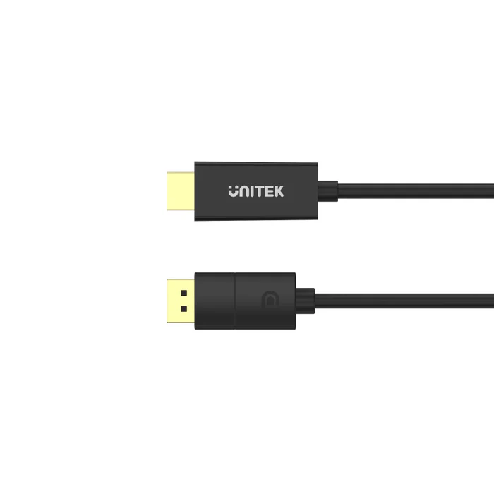 UNITEK 1.8M DP1.2A/M TO HDMI2.0/4 4K CABLE thumbnail 2
