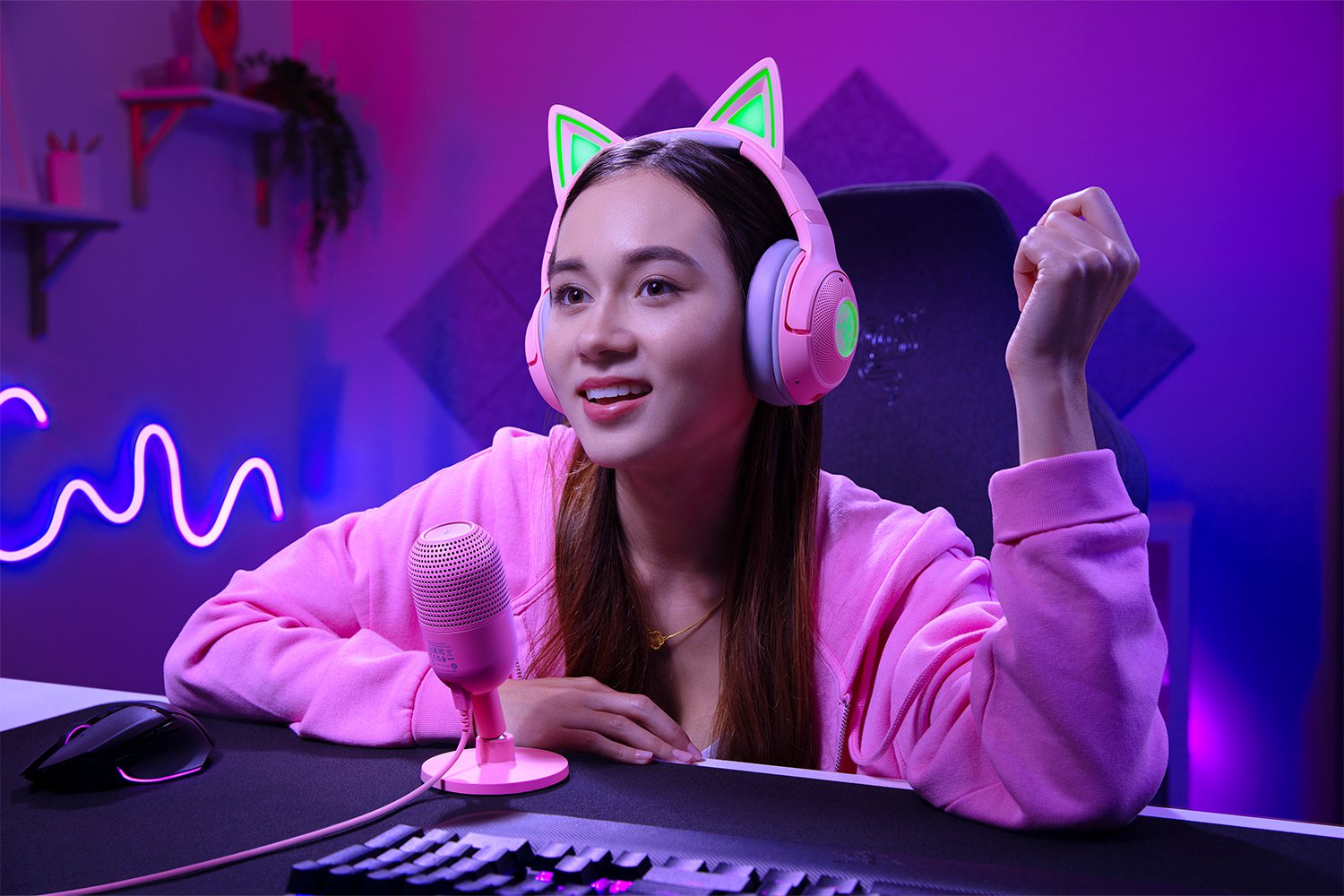 Seiren V3 Mini Quartz Edition 電容式麥克風 粉紅色 thumbnail 4