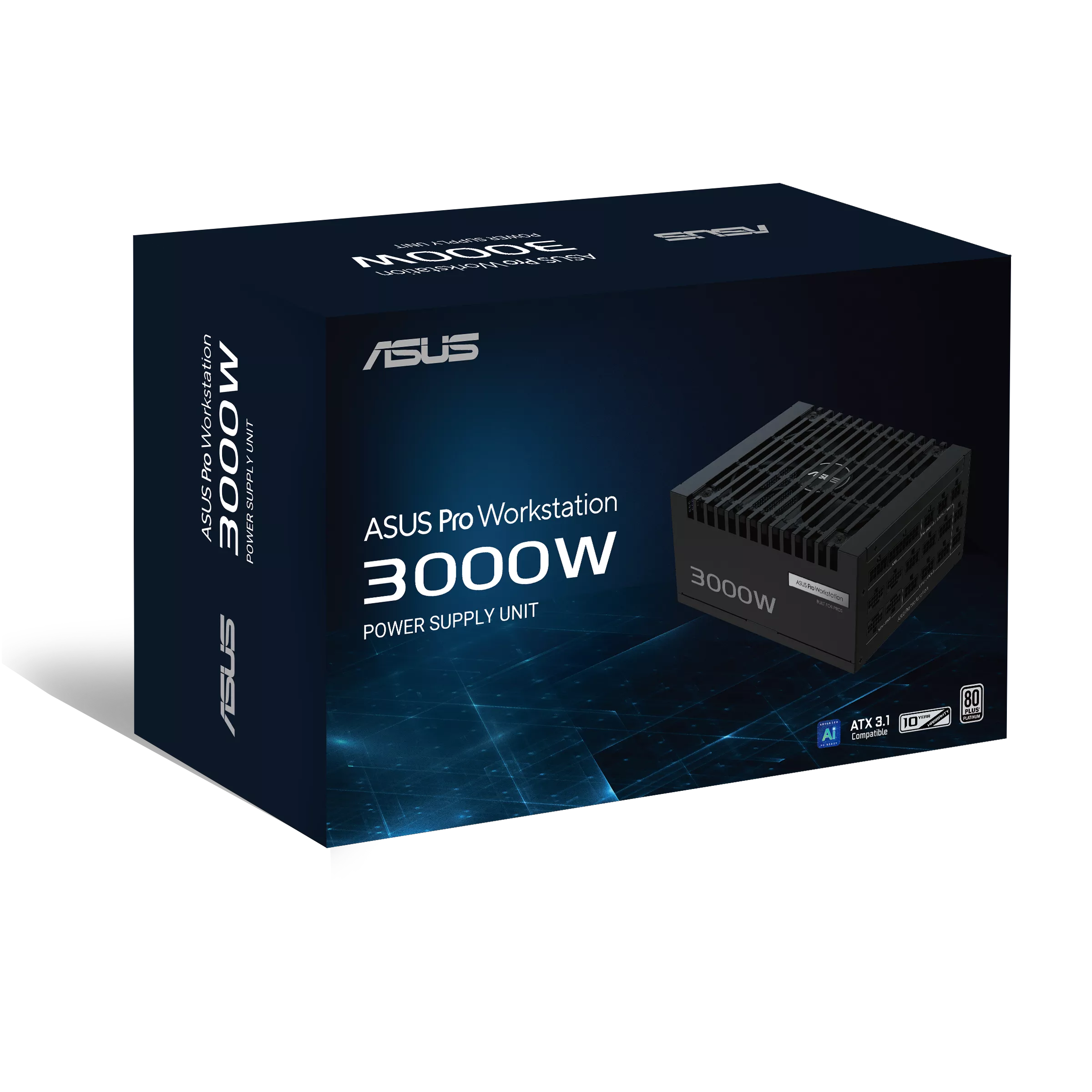 PRO WS 3000W PLATINUM ATX 3.1 FULL MODULAR PSU thumbnail 8