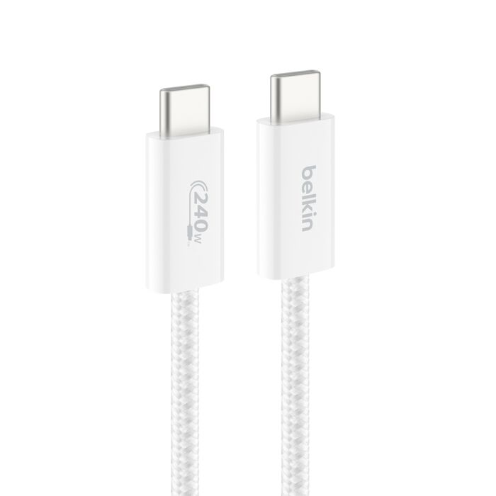 BELKIN BoostCharge USB-C至USB-C編織連接線(240W/1.5米/2PK) thumbnail 4