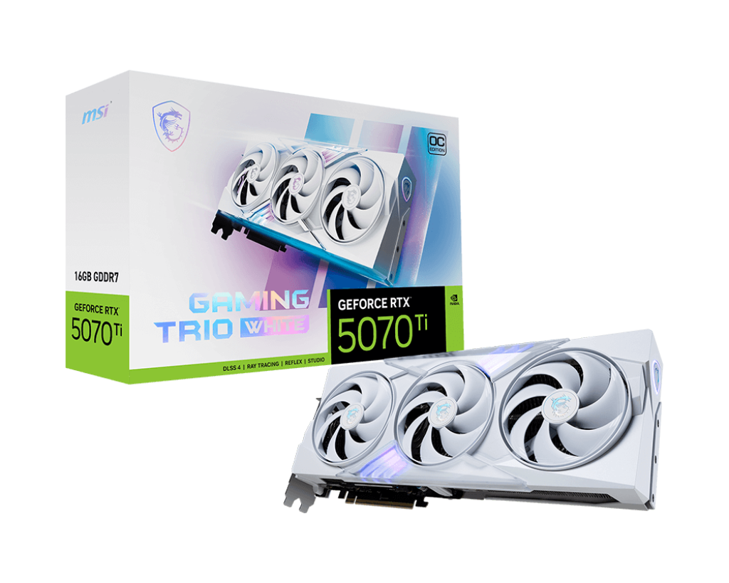 RTX5070TI GAMING TRIO OC 16GB GDDR7 WHITE