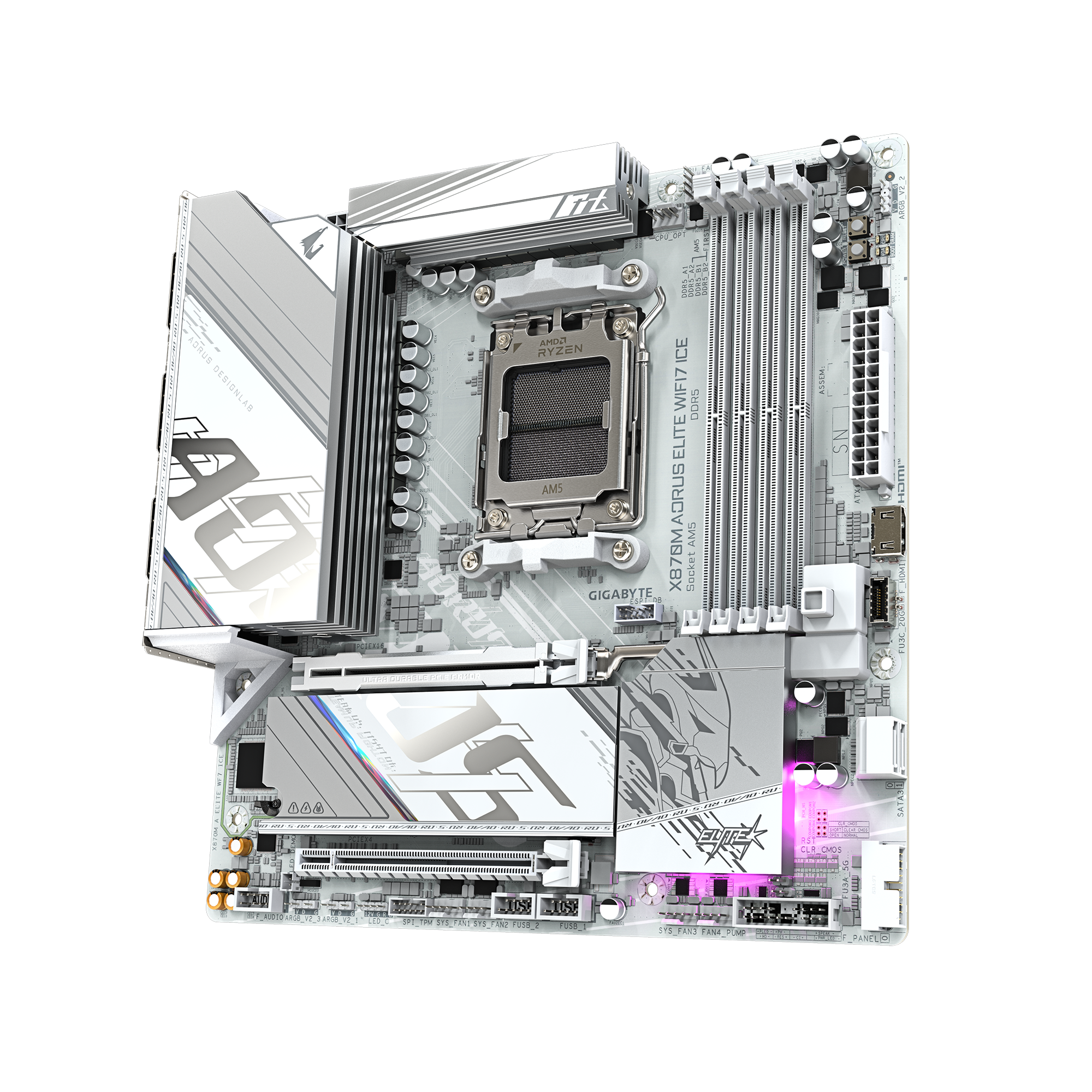 X870M AORUS ELITE WIFI7 ICE thumbnail 8