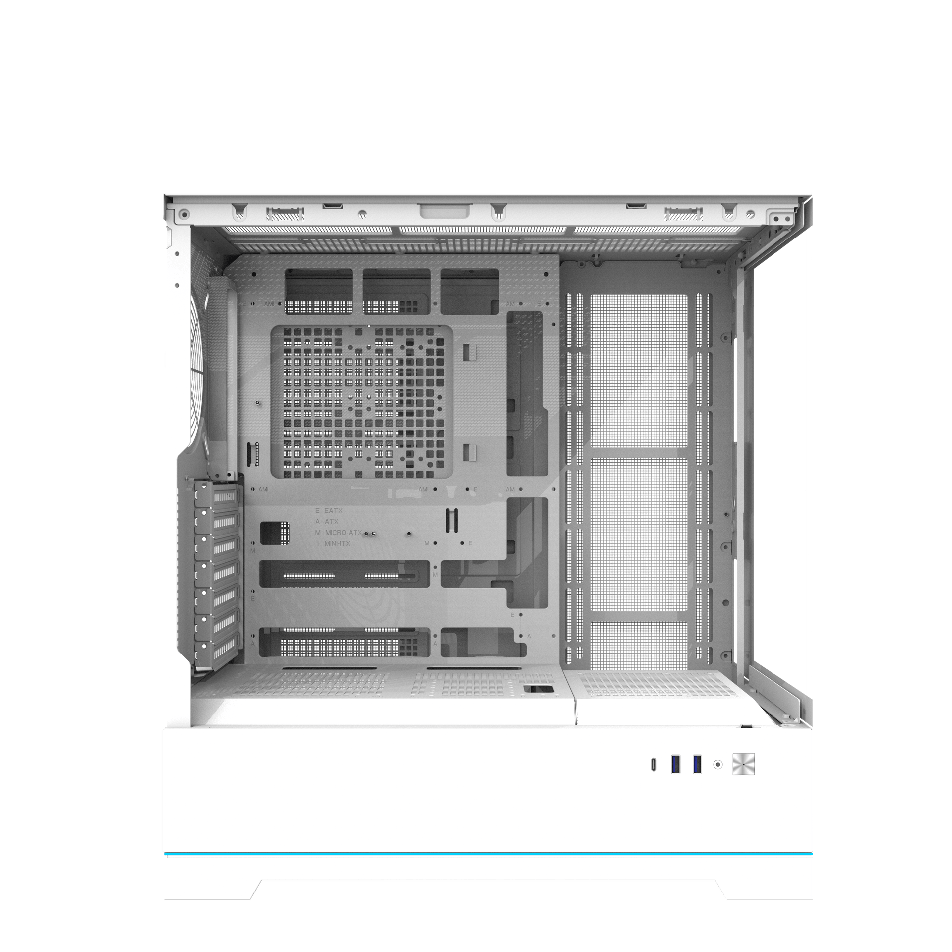 DARKFLASH DY451 PRO ATX CASE WHITE thumbnail 4