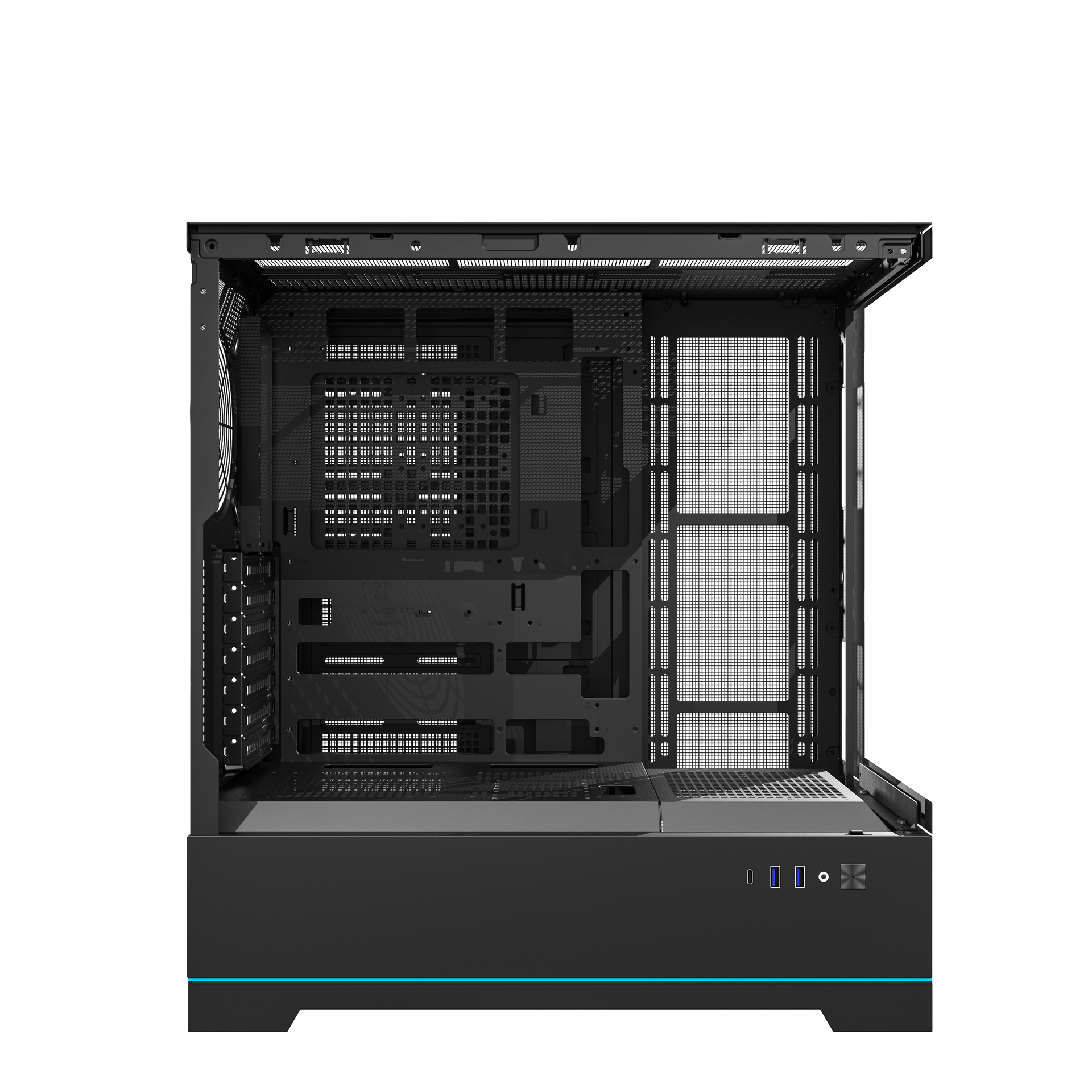 DY451 PRO ATX CASE BLACK