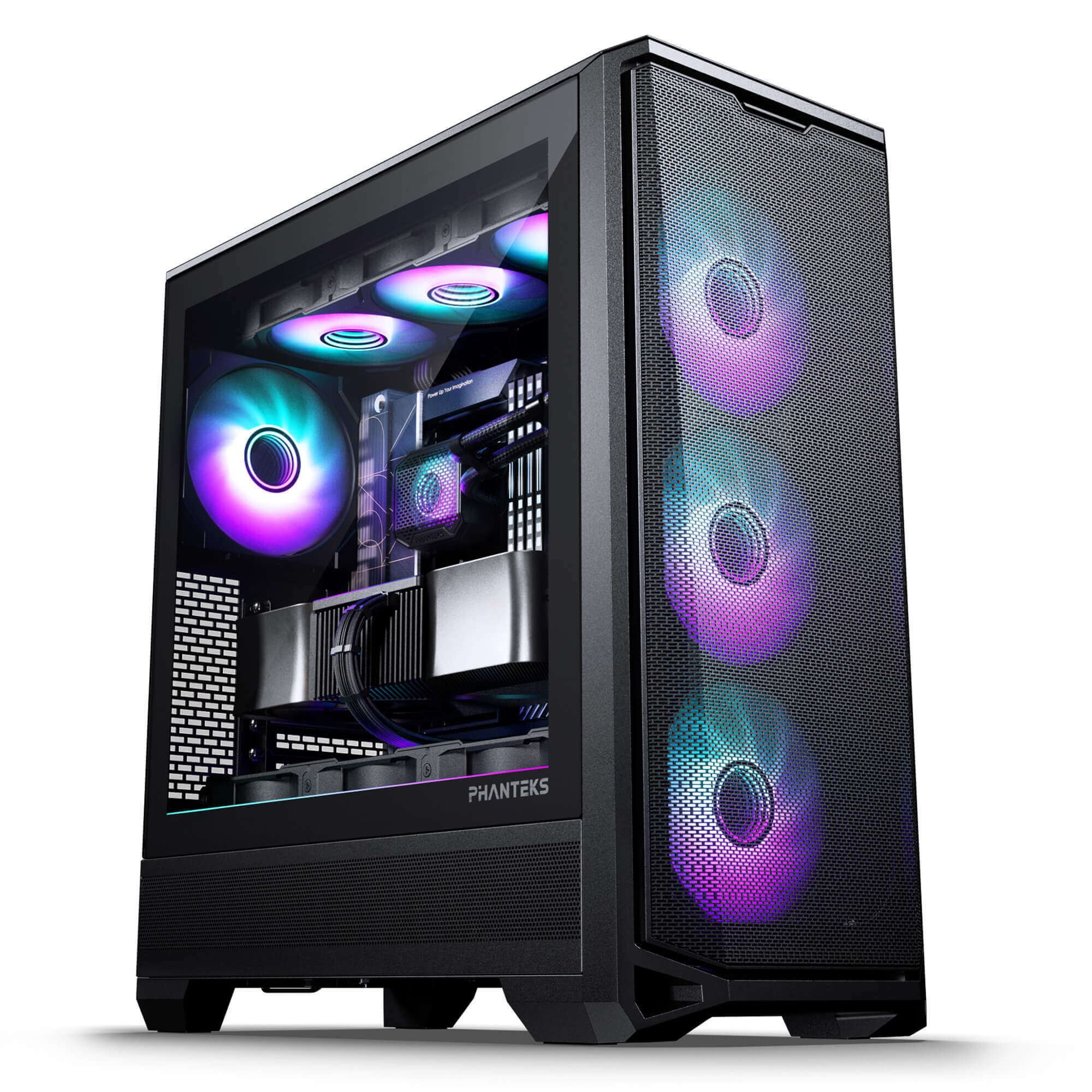 PHANTEKS ECLIPSE G400A CASE TEMPERED GLASS DRGB BLACK thumbnail 9