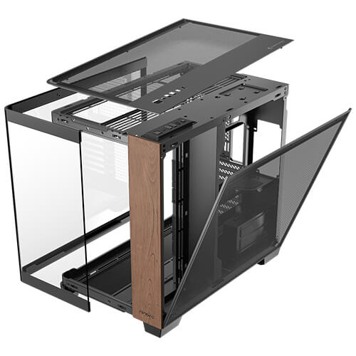 ANTEC C8 CURVE WOOD FRONT & SIDE GLASS CASE thumbnail 22