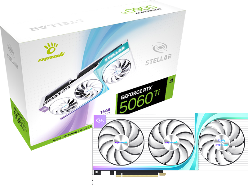 MANLI RTX5060TI 16GB GDDR7 OC STELLAR X3 thumbnail 3
