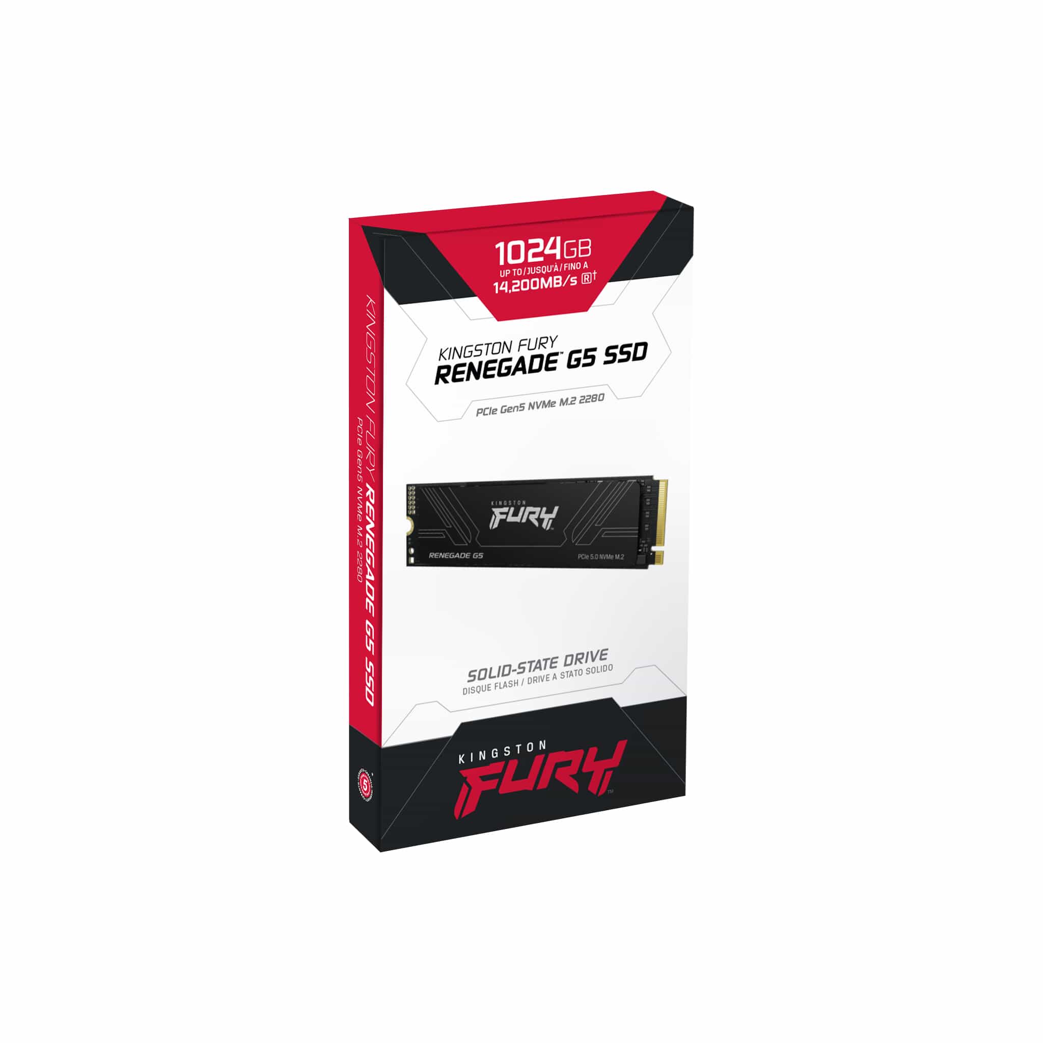 KINGSTON FURY RENEGADE G5 1024GB PICE 5.0 M.2 NVME SSD thumbnail 4