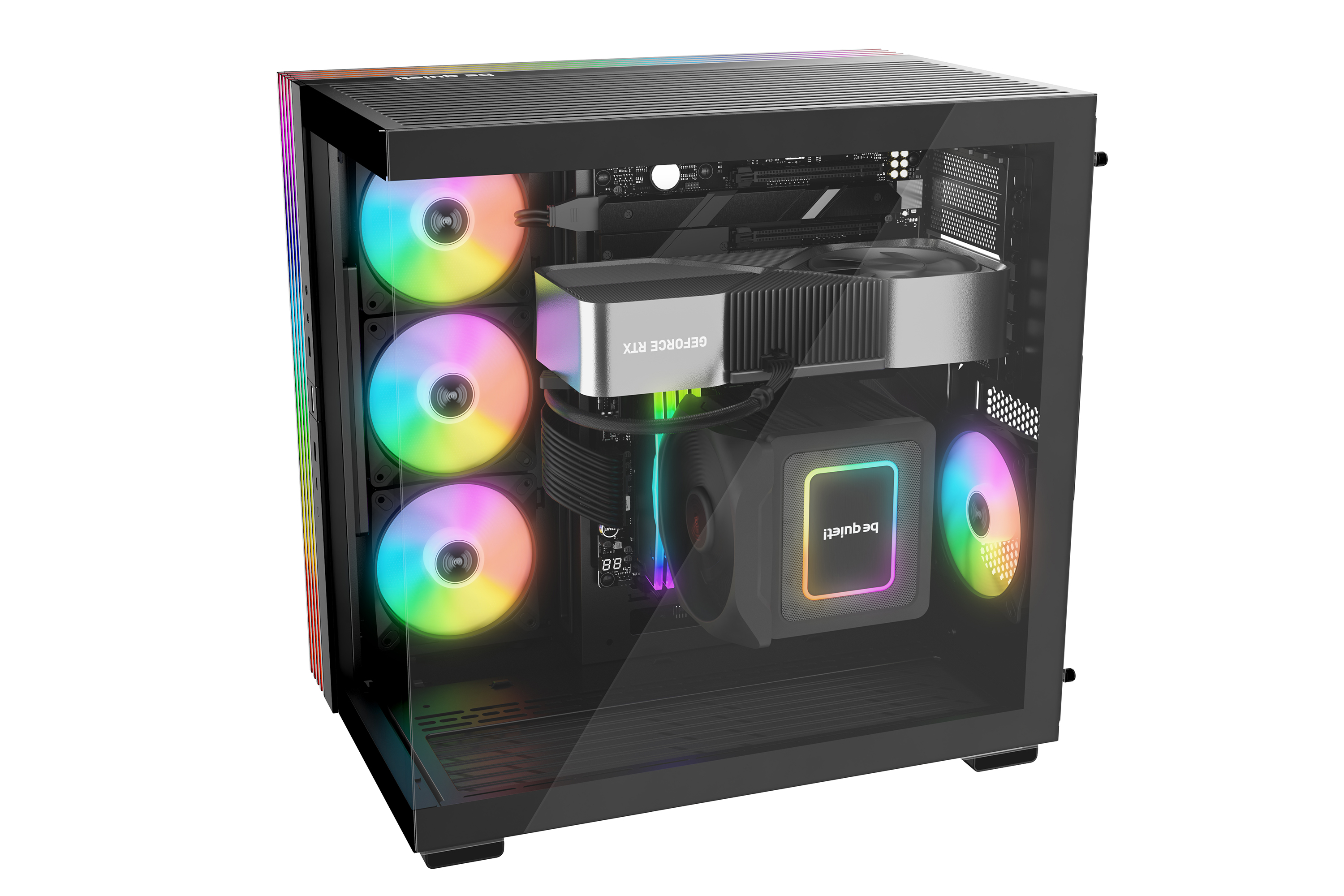 BE QUIET! LIGHT BASE 600 DX BLACK (BGW65) thumbnail 3