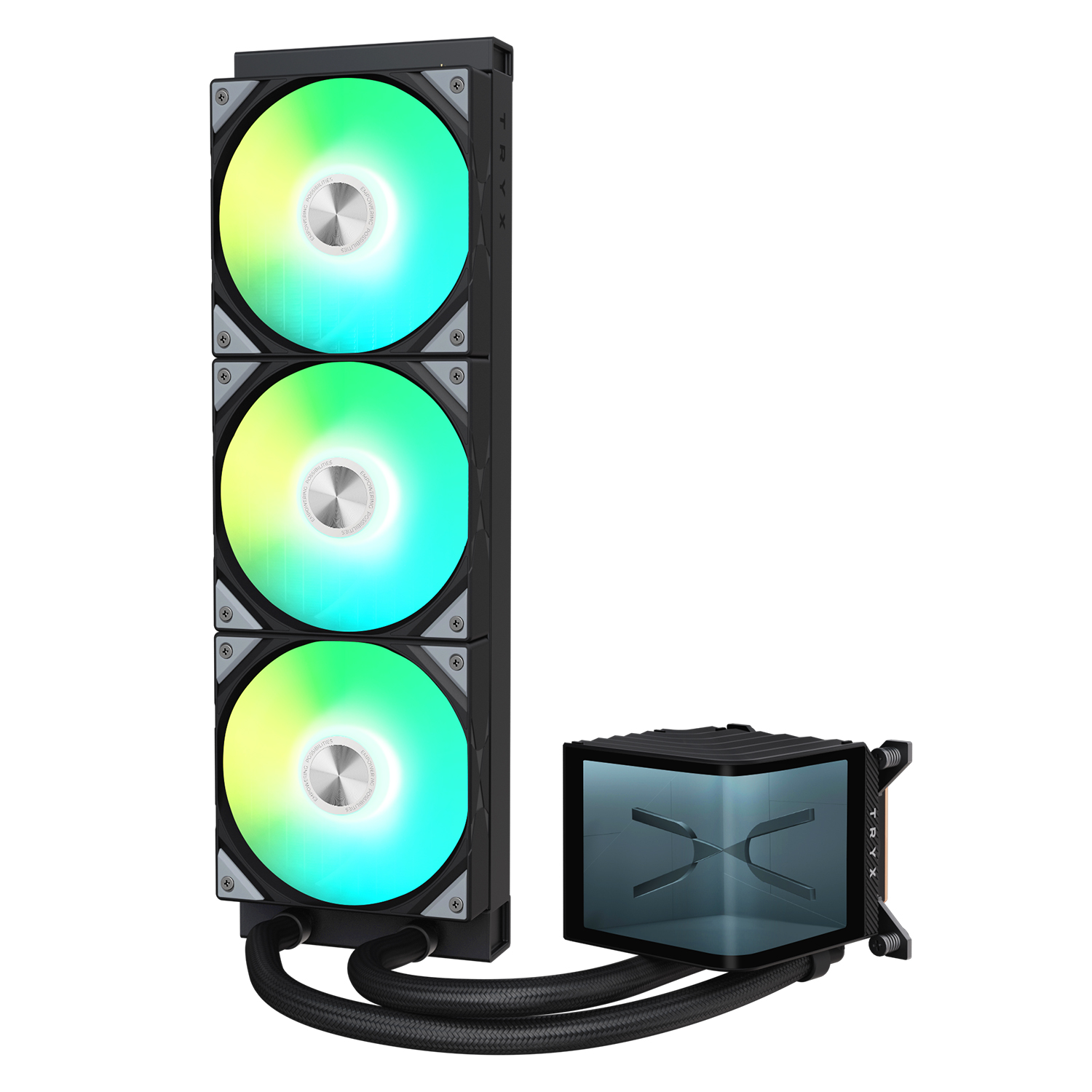 TRYX PANORAMA ARGB 360 BLACK UPGRADE thumbnail 2