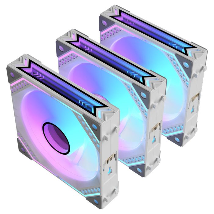 ALSEYE MIRROR 3 Packs INTERLOCKING FAN KIT WHITE thumbnail 5