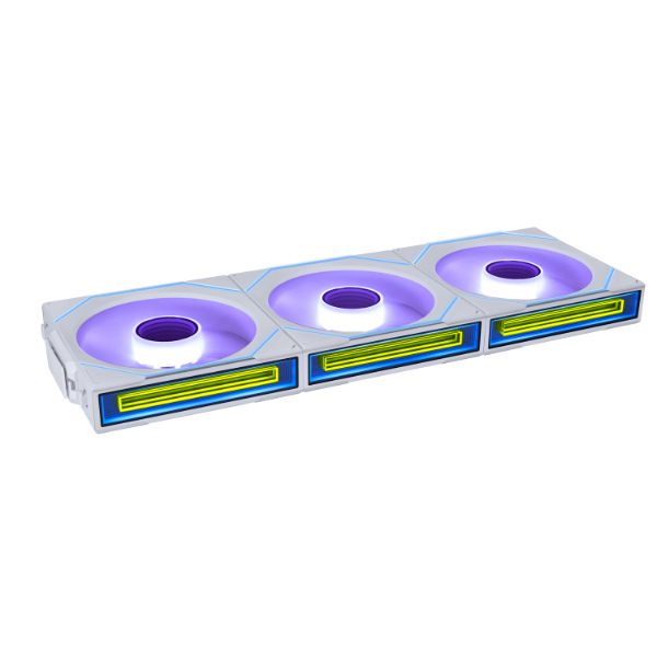 LIAN LI UNI FAN SL-INF WIRELESS 120MM WHITE (3PACK) thumbnail 2
