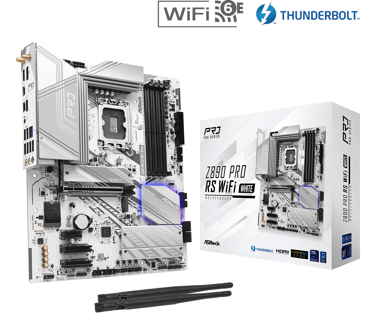 Z890 PRO RS WIFI WHITE