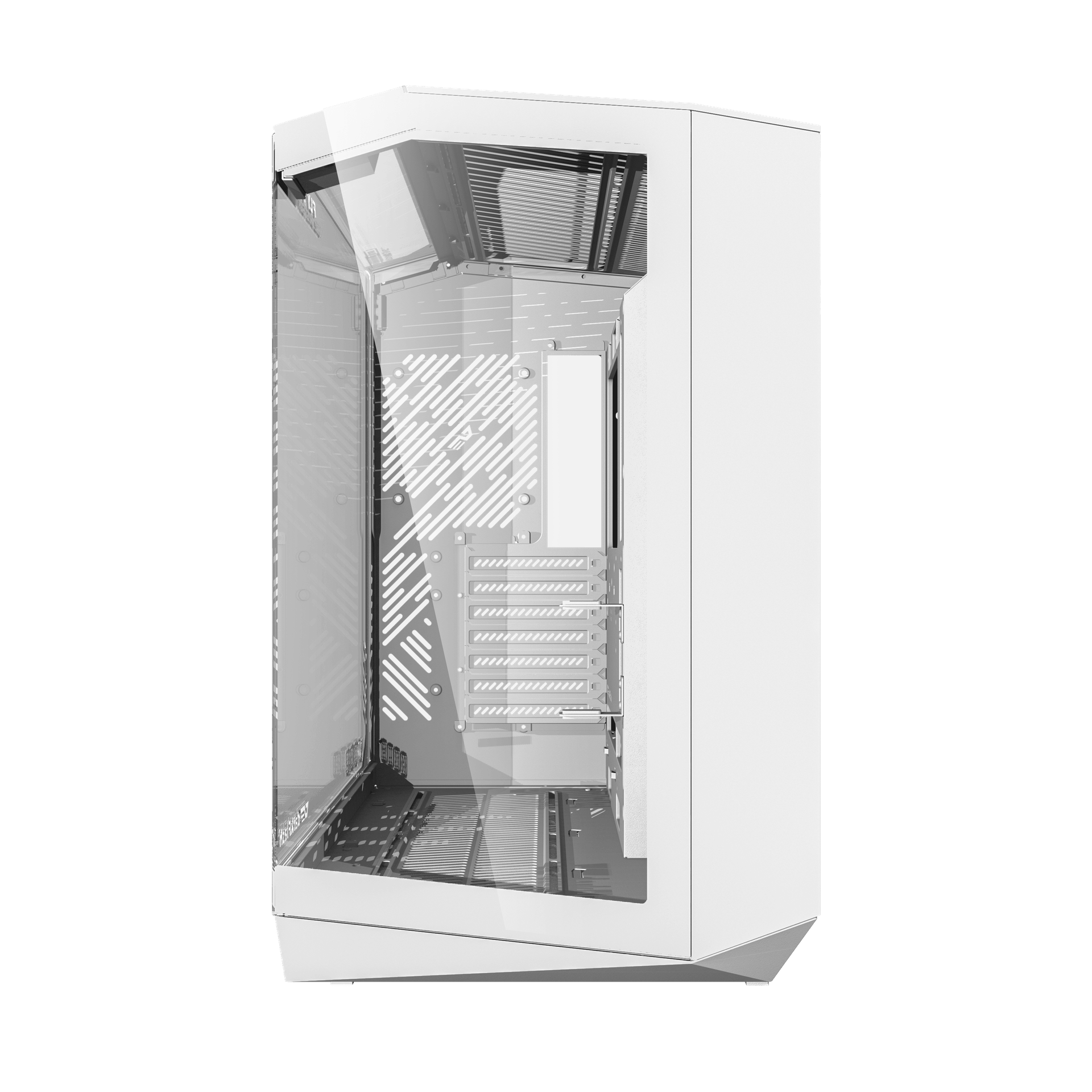 DARKFLASH DY470 WITH 4 ARGB FANS ATX CASE WHITE thumbnail 2