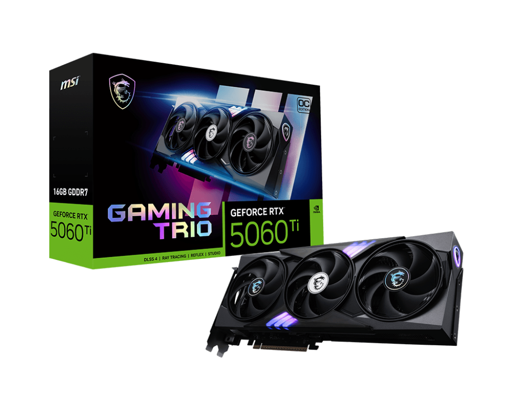 MSI RTX5060TI GAMING TRIO OC 16GB GDDR7 thumbnail 5