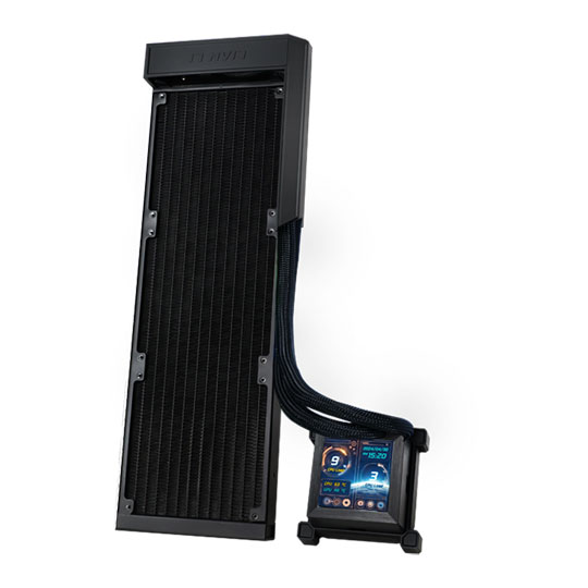 HYDROSHIFT LCD 360N RADIATOR ONLY, NO FAN BLACK thumbnail 3