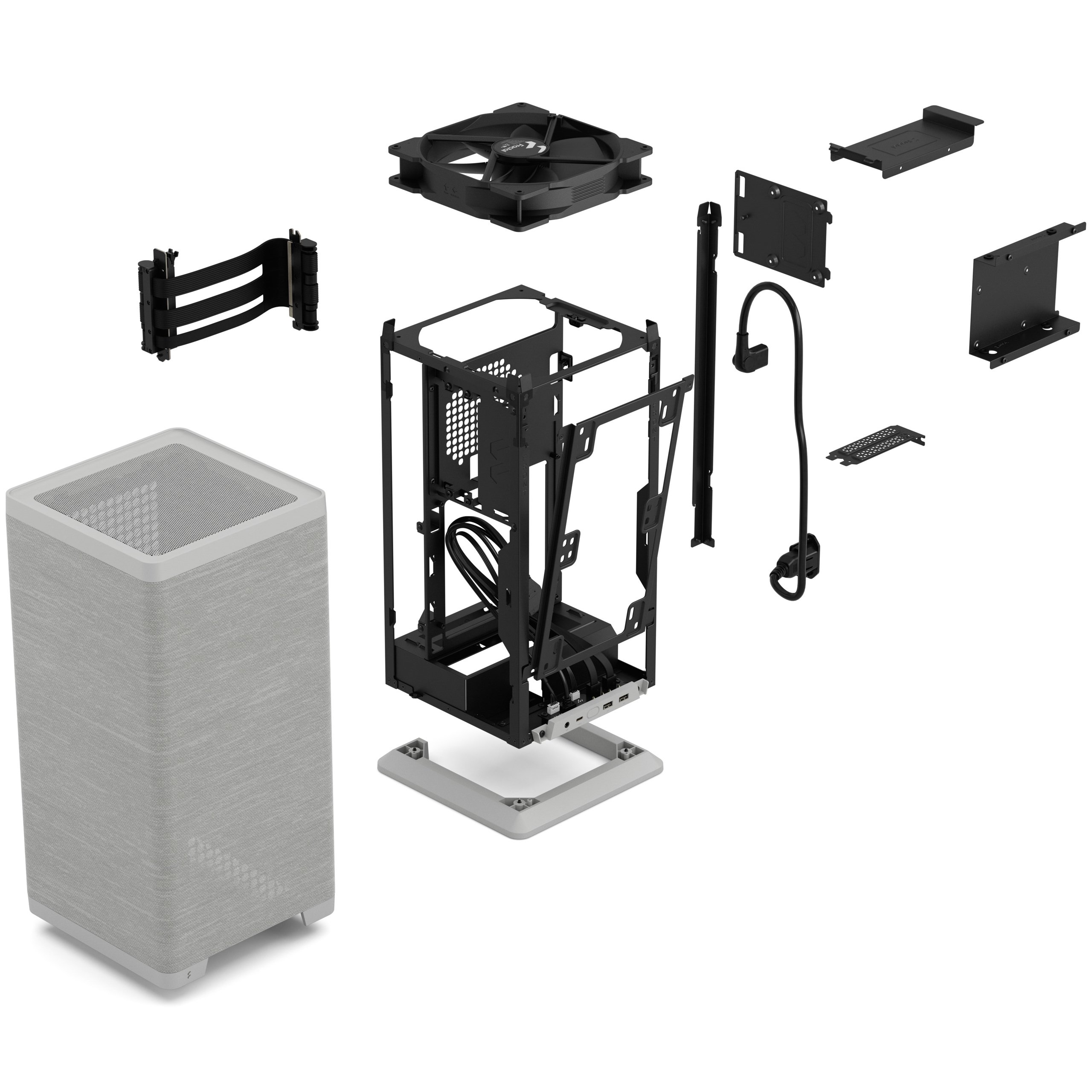 MOOD LIGHT GRAY MINI-ITX CASE thumbnail 2