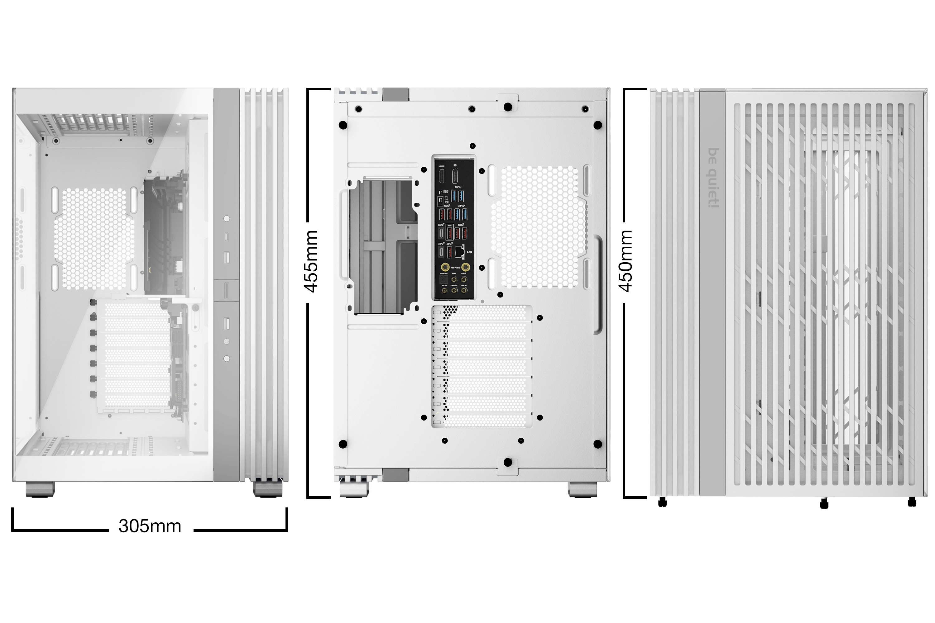 BE QUIET! LIGHT BASE 600 DX WHITE (BGW66) thumbnail 2