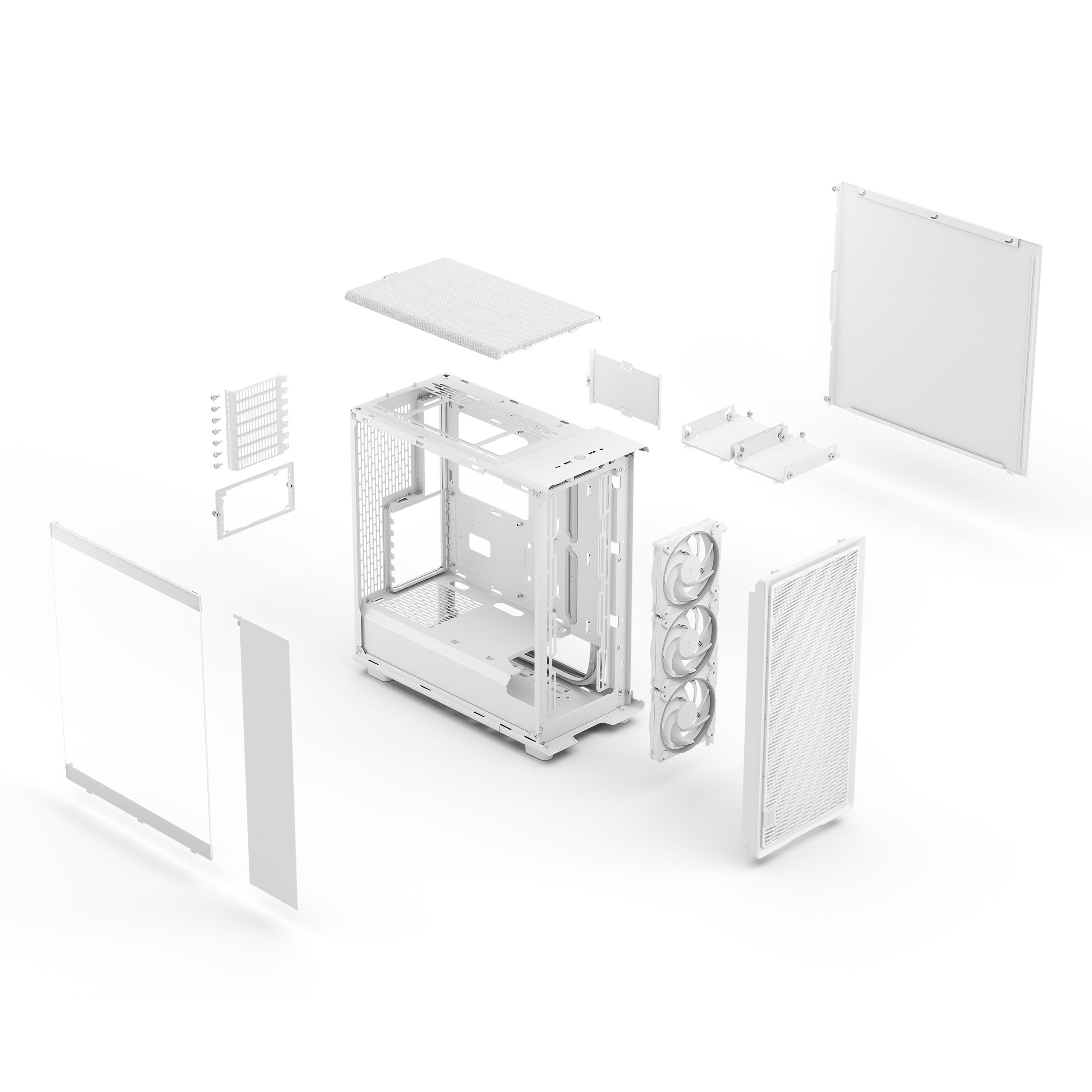 FRACTAL DESIGN EPOCH WHITE TG RGB CLEAR TINT thumbnail 17