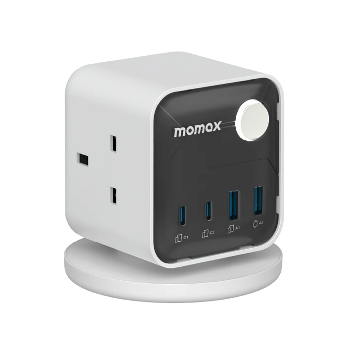 MOMAX 1-Charge Work-Flow 3 插座電源盒 WHITE thumbnail 2