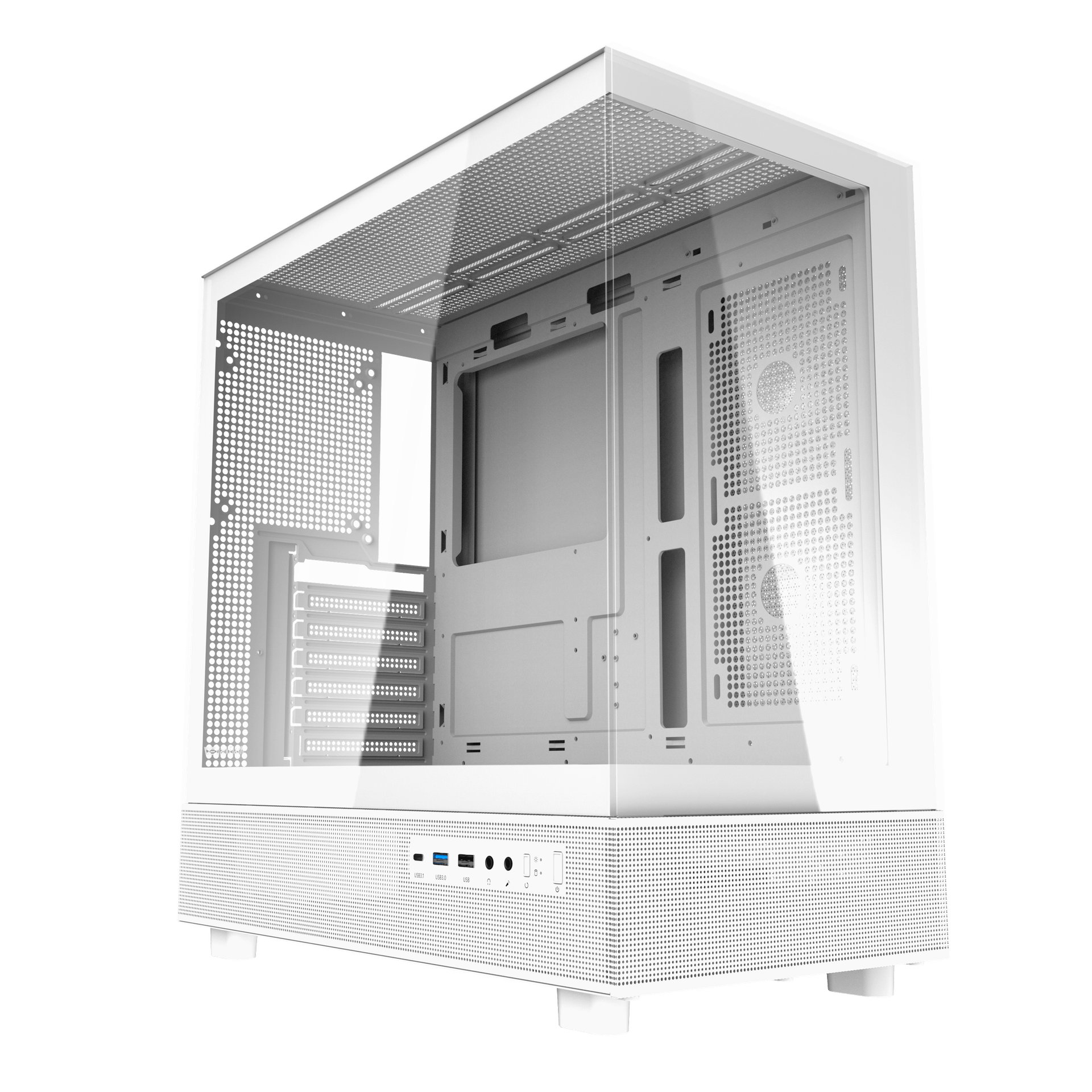 DARKFLASH DPX90 WITH 3 ARGB FANS ATX CASE WHITE thumbnail 6