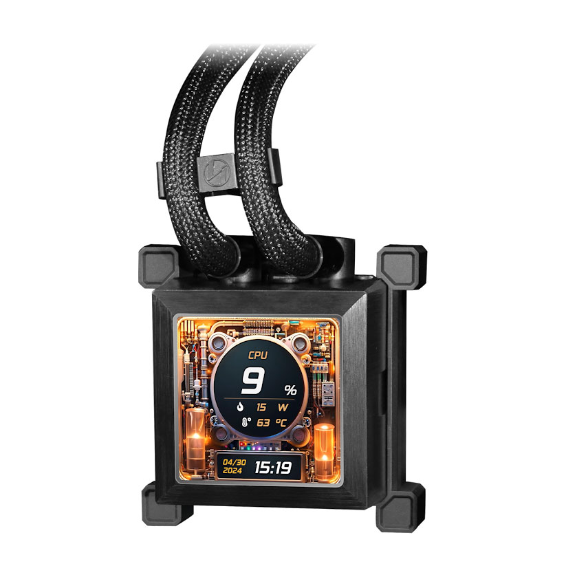 HYDROSHIFT LCD 360N RADIATOR ONLY, NO FAN BLACK thumbnail 2