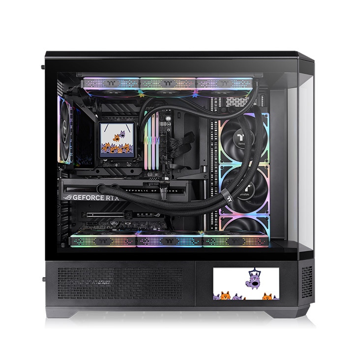 THERMALTAKE VIEW 600 TG ARGB CASE BLACK thumbnail 6
