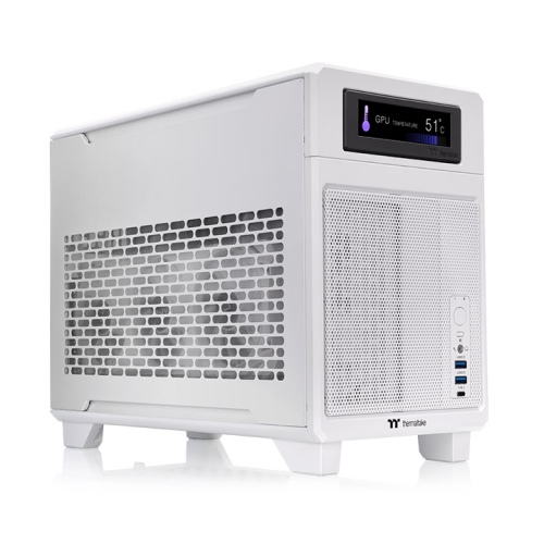 THERMALTAKE TR100 ITX CASE SNOW WHITE (CA-11A-00S6NN-00) thumbnail 6