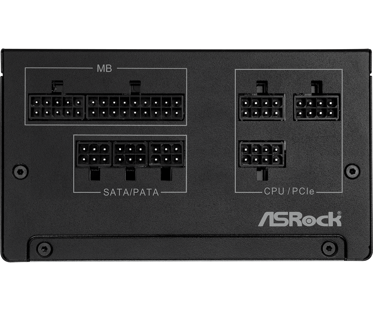 STEEL LEGEND 650W GOLD ATX 3.1 PSU BLACK thumbnail 4