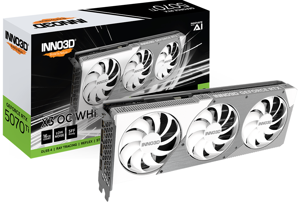 INNO 3D RTX5070TI X3 16GB GDDR7 thumbnail 2
