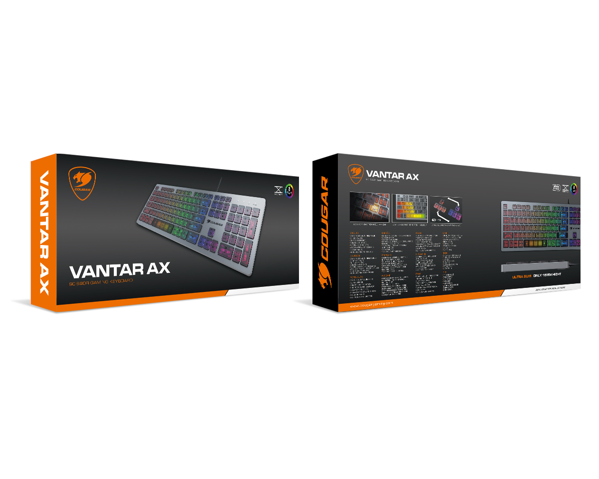 VANTAR AX PINK ALUMINUM RGB SCISSOR-SWITCH