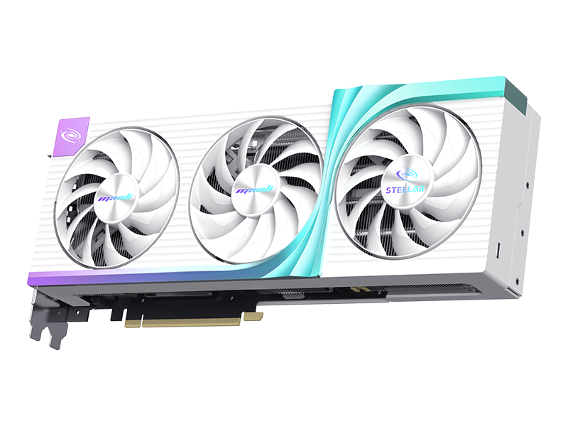 MANLI RTX5070TI 16GB OC GDDR7 GALLARDO X3 WHITE thumbnail 3