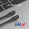 0.8M USB4.0 CABLE BLACK thumbnail 2